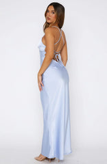 It's Not The Same Maxi Dress Baby Blue