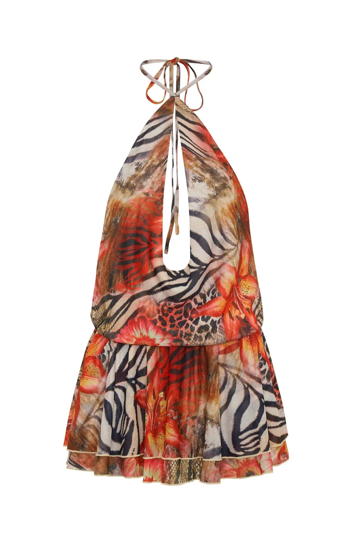 Show Me The World Mini Dress Savage Bloom