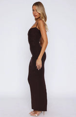 Break It Off Maxi Dress Espresso